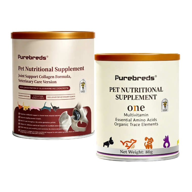Purebreds dog joint mobility and mineral bone support bundle
