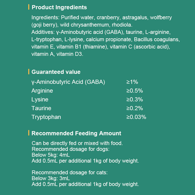 PROLAMORE Anti-Stress & Soothing Agent for Dogs & Cats