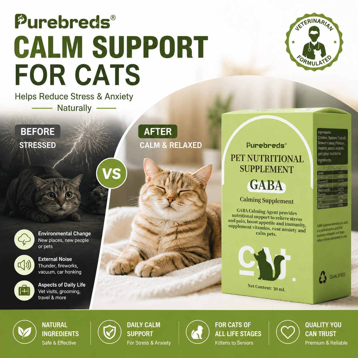 PROLAMORE Cat Anti-Stress & Soothing Agent