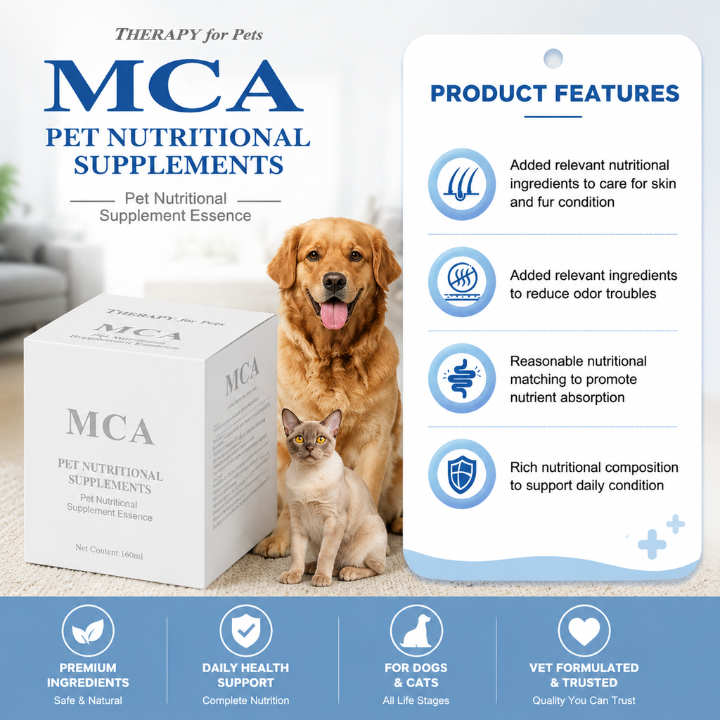 Pet MCA Essence Liquid Supplement for Dogs & Cats