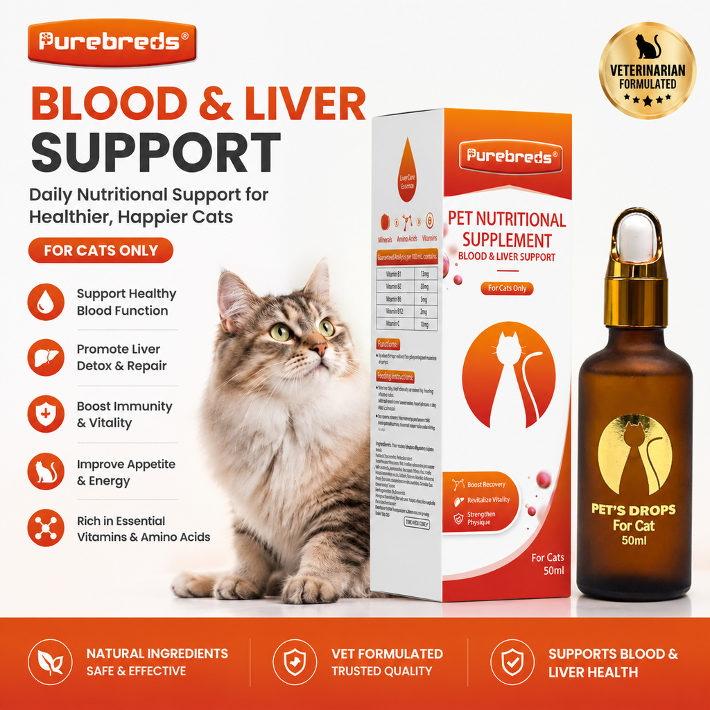 Purebreds Blood-Tonifying Nutritional Supplement for Cats